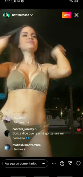 Natti Natasha live Instagram sexy