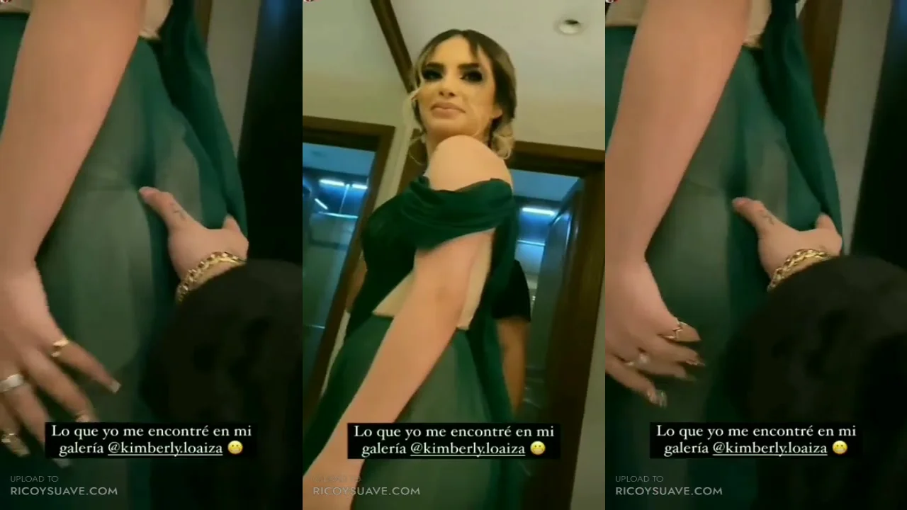 Kimberly loaiza y JDP agarrandole el culo