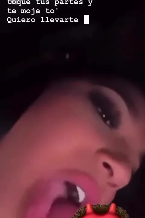 Supuesto video de Yailin mamando guebo
