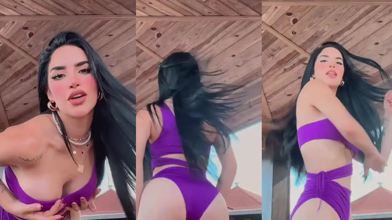 Kimberly Loaiza moviendo el culo bien rico