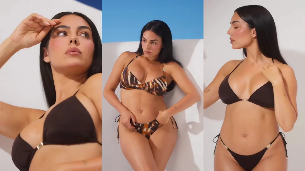 Georgina Rodriguez sesion de fotos sexy
